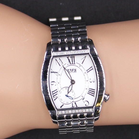 Diamond 0.10 Ct Unisex Luxury New Unique Watch main image 4